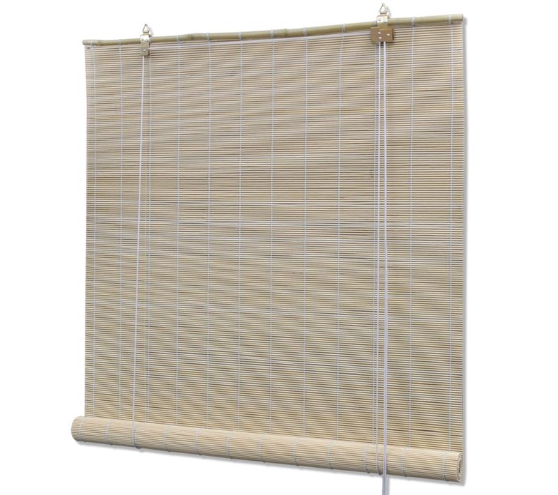 Store Enrouleur Bambou Naturel 140 X 160 Cm Fenêtre Rideau Pare-vue Volet Roulant 410