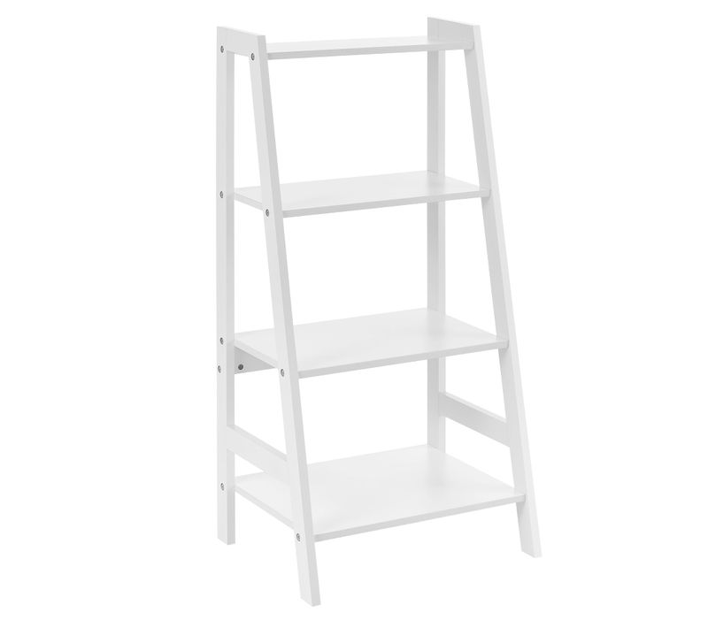 Étagère De Rangement Escalier Pour Salle De Bain 4 Niveaux MDF