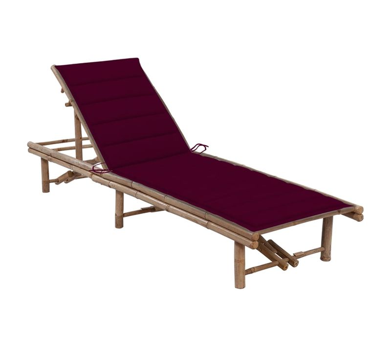 Transat Chaise Longue Bain De Soleil Lit De Jardin Terrasse Meuble D'extérieur Avec C