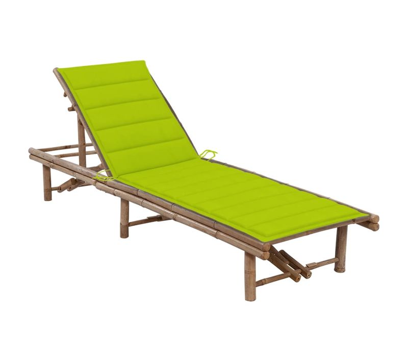 Transat Chaise Longue Bain De Soleil Lit De Jardin Terrasse 200 Cm Meuble D'extérieur