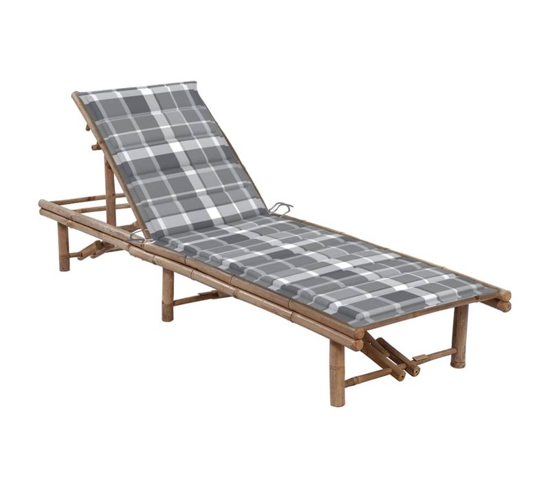 Transat Chaise Longue Bain De Soleil Lit De Jardin Terrasse Meuble D'extérieur Avec C