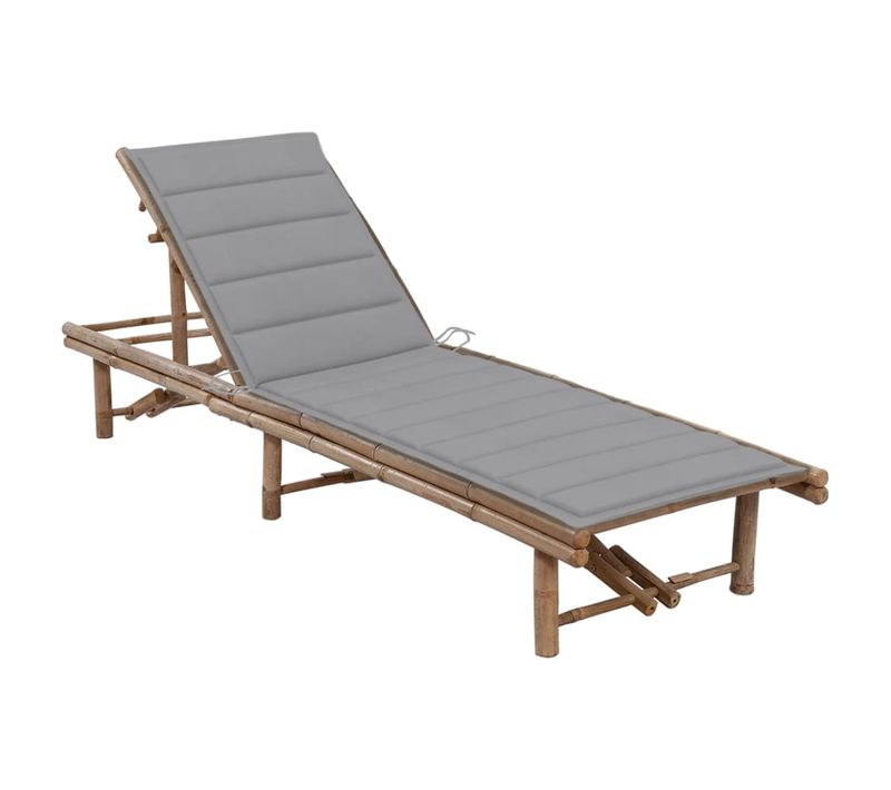 Transat Chaise Longue Bain De Soleil Lit De Jardin Terrasse Meuble D'extérieur Avec C