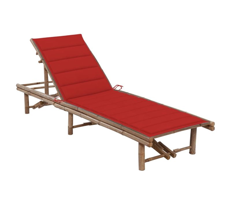Transat Chaise Longue Bain De Soleil Lit De Jardin Terrasse Meuble D'extérieur Avec C