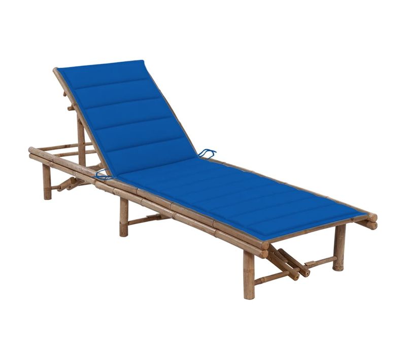 Transat Chaise Longue Bain De Soleil Lit De Jardin Terrasse Meuble D'extérieur Avec C