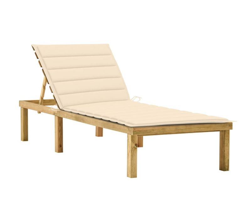 Transat Chaise Longue Bain De Soleil Lit De Jardin Terrasse Meuble D'extérieur Avec C