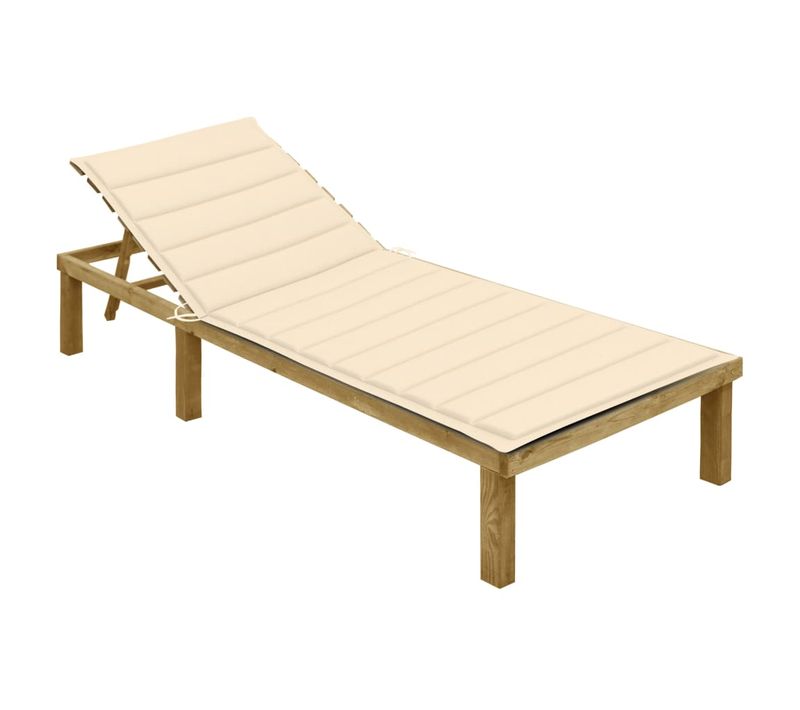 Transat Chaise Longue Bain De Soleil Lit De Jardin Terrasse Meuble D'extérieur Avec C