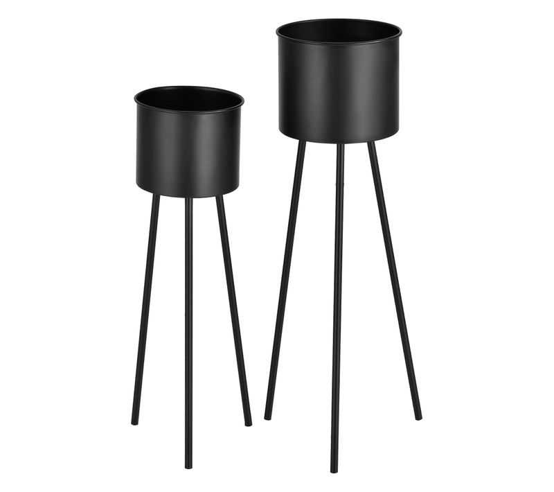 Lot De 2 Supports De Plantes Set Pots De Fleur Lot Cache-pot Ensemble Bacs à Fleurs V