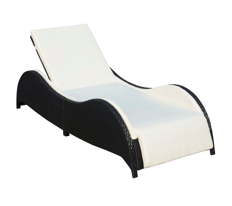 Transat Chaise Longue Bain De Soleil Lit De Jardin Terrasse Meuble D'extérieur Avec C