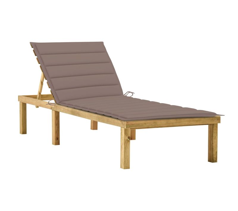 Transat Chaise Longue Bain De Soleil Lit De Jardin Terrasse Meuble D'extérieur Avec C