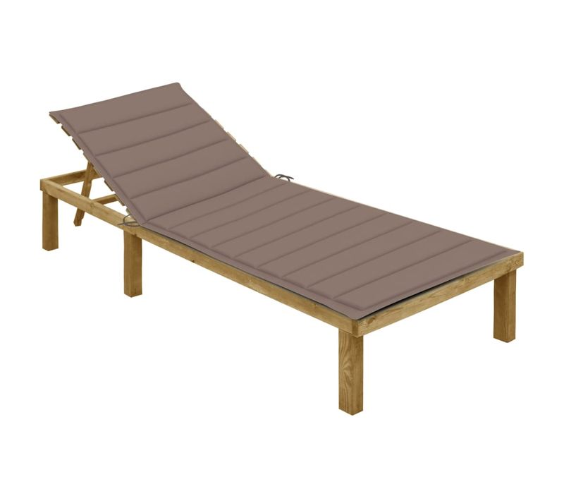 Transat Chaise Longue Bain De Soleil Lit De Jardin Terrasse Meuble D'extérieur Avec C