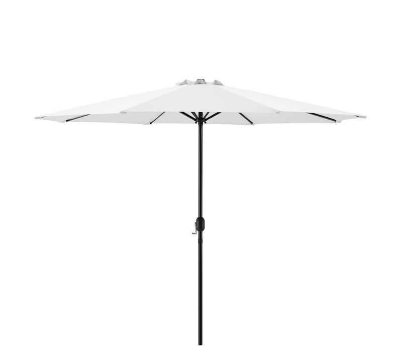 Parasol De Jardin Solide Résistant Au Rayonnement Uv Imperméable Polyester Acier 300