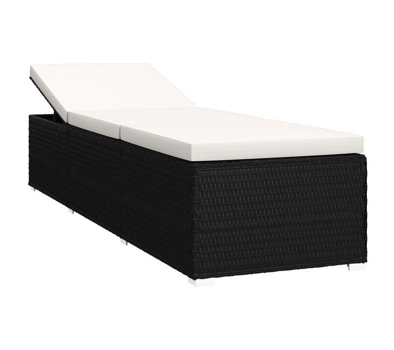 Transat Chaise Longue Bain De Soleil Lit De Jardin Terrasse Meuble D'extérieur Et Table à Thé