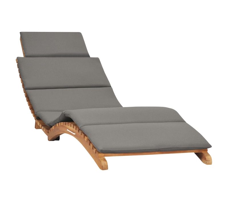 Transat Chaise Longue Bain De Soleil Lit De Jardin Terrasse Meuble D'extérieur Pliable