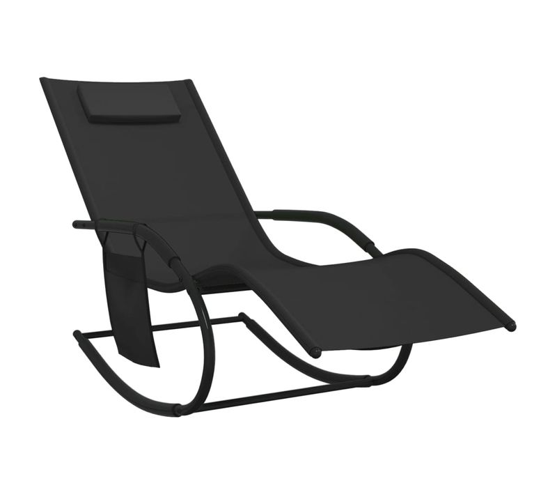 Transat Chaise Longue Bain De Soleil Lit De Jardin Terrasse Meuble D'extérieur