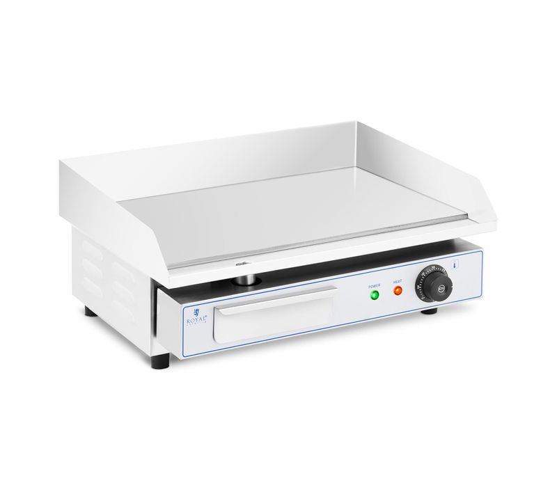 Plancha électrique Professionnelle En Inox Pour Restaurant De Table 1 Feu 55 X 40 Cm