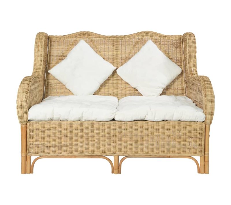 Canapé 2 Places De Salon Salle De Séjour Maison Intérieur Places 120 X 84 X 90,5 Cm R