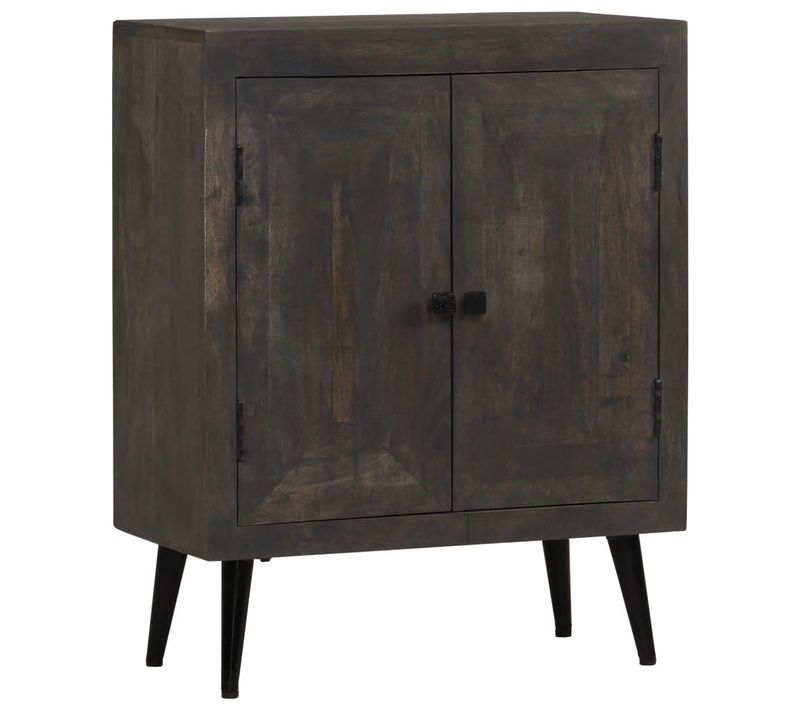Buffet Bahut Armoire Console Meuble De Rangement Bois Solide De Manguier 76 Cm 440221