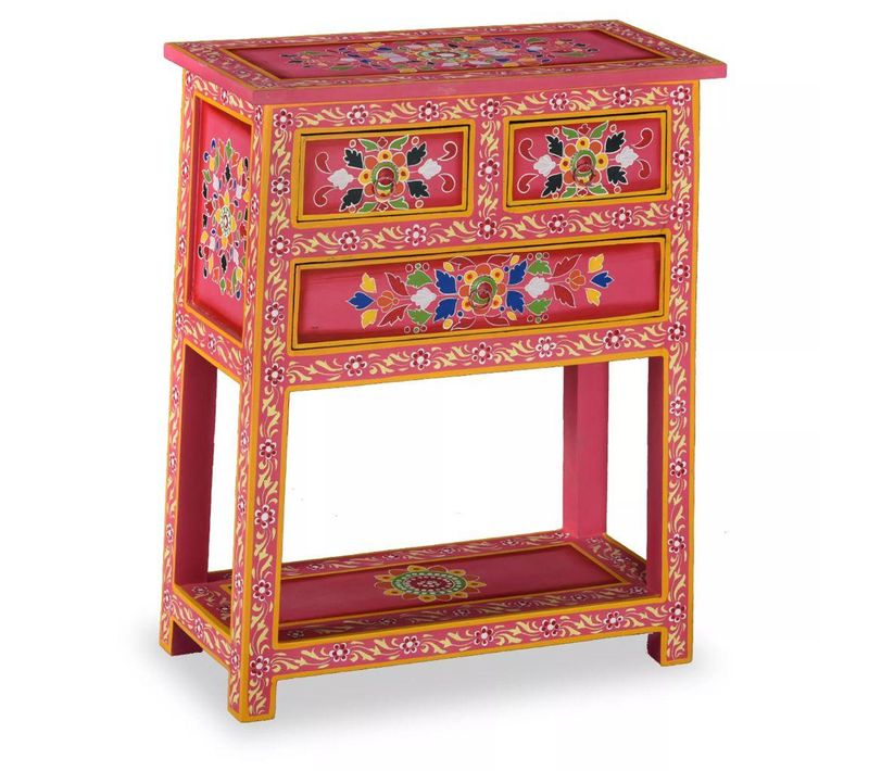 Buffet Bahut Armoire Console Meuble De Rangement Avec Tiroirs Bois Massif De Manguier