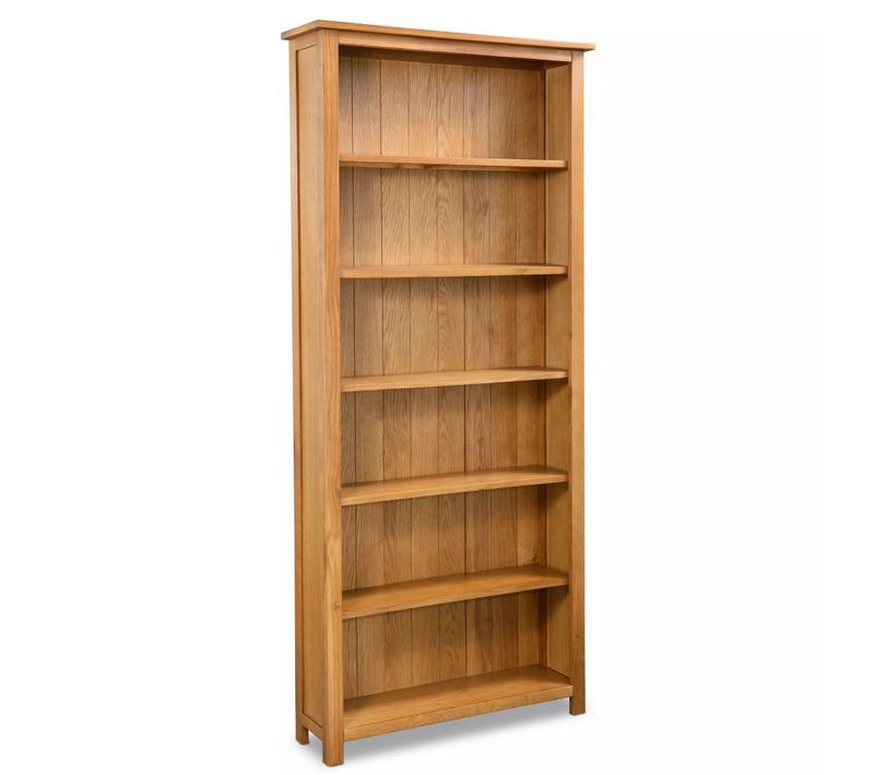 Étagère Armoire Meuble Design Bibliothèque 180 Cm Bois De Chêne Massif 2702022/2