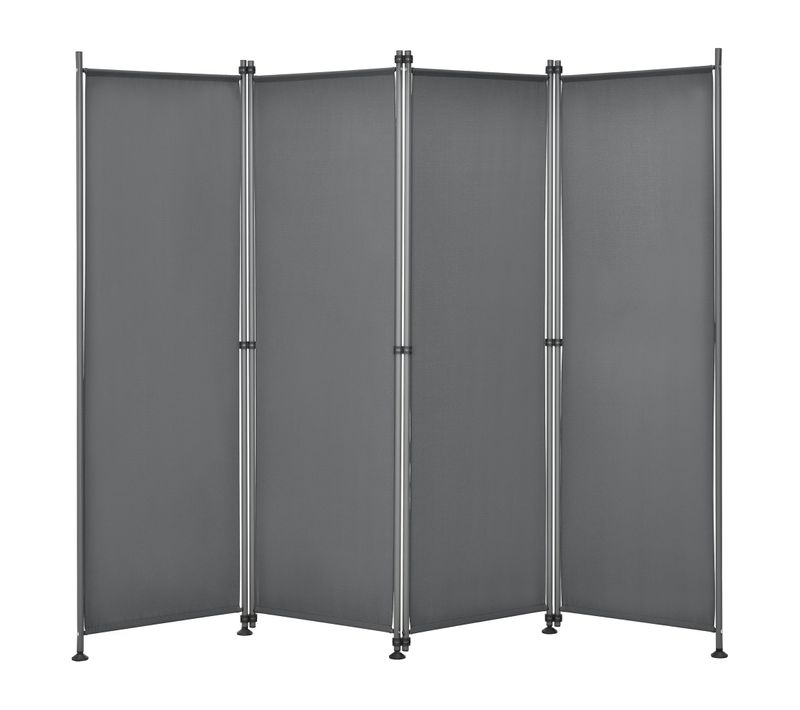 Brise-vue à 4 Panneaux Polyester 215 X 170 Cm Gris Ardoise 03_0006552