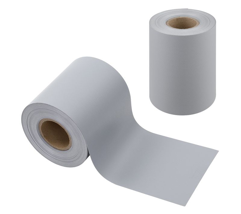 Bande De Brise-vue Pvc 35 M X 19 Cm 6,65 M² Gris Clair 03_0006586