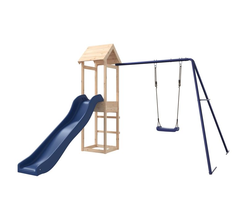 Balançoires Toboggan Portiques Robuste Jeux Jardin 238 X 315
