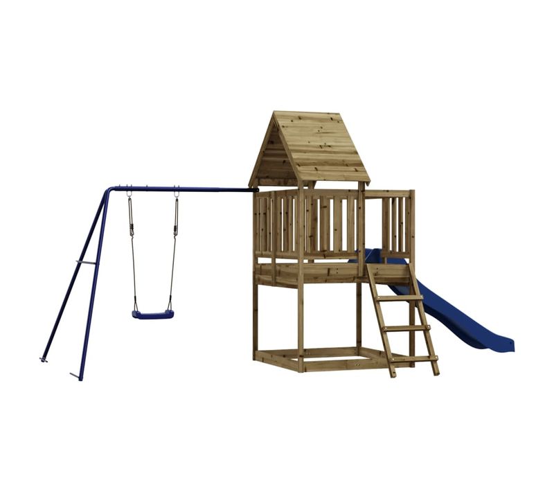 Balançoires Toboggan Portiques Robuste Jeux Jardin 494 X 235