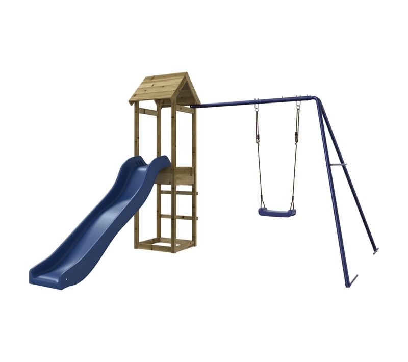 Balançoires Toboggan Portiques Robuste Jeux Jardin 238 X 315