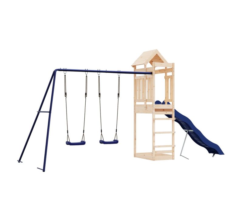 Balançoires Toboggan Portiques Robuste Jeux Jardin 492 X 185