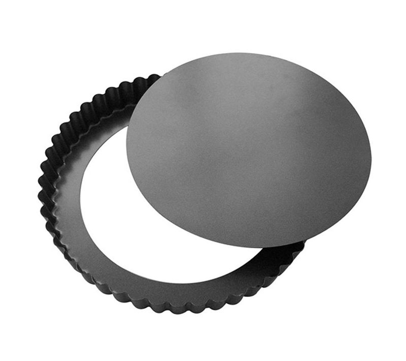Moule À Tarte 24 Cm Acier Anti Adhèrent Démontable