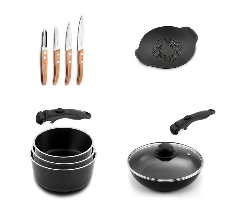 Arom - Batterie De Cuisine 12 Pièces