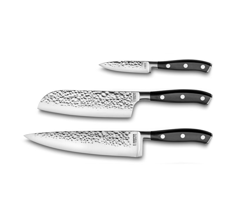 Carbon - Set De 3 Couteaux De Cuisine
