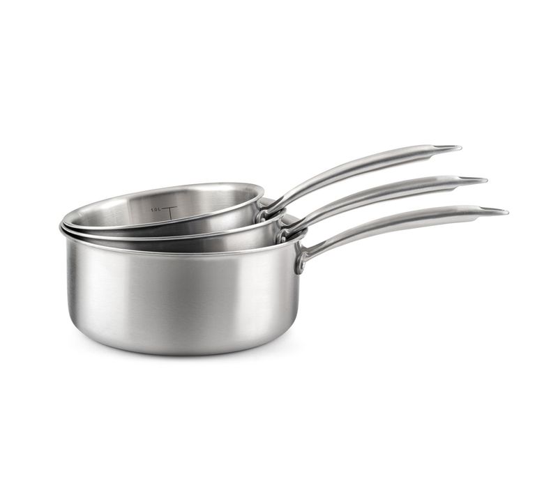 Gourmet - Lot De 3 Casseroles Inox 16/18/20cm