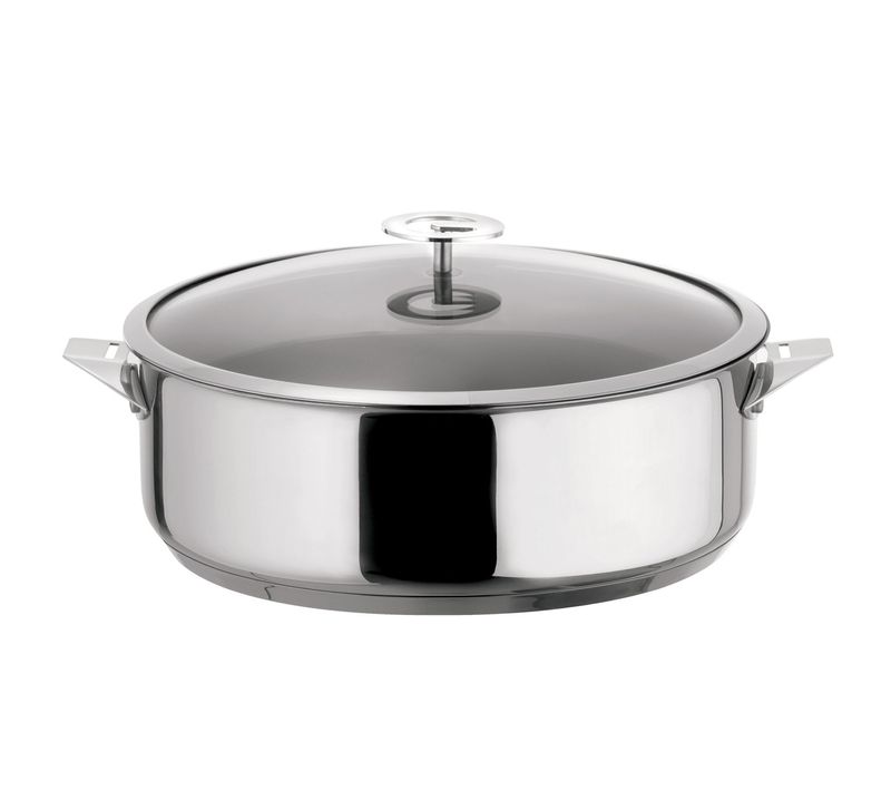 Eclipse - Sauteuse 28 Cm Inox Avec Couvercle
