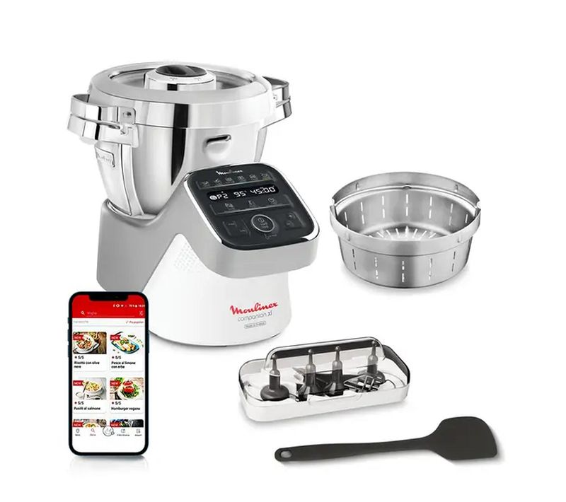 Robot cuiseur multifonction Companion XL Silver - Bol Gourmet - hf807e10