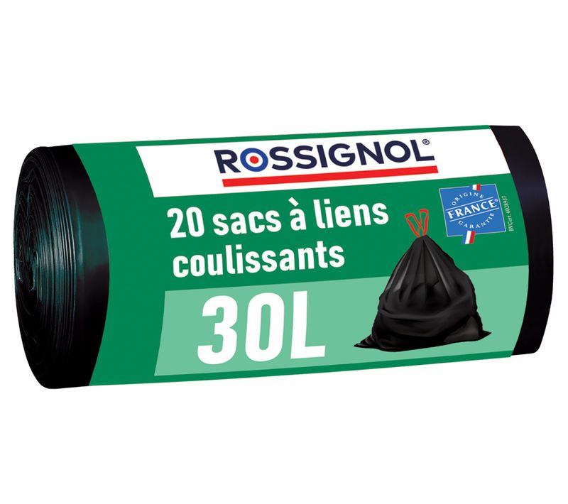Lot De 10 Sacs-poubelle 50l Fabriqué En France - Bagy Rossignol