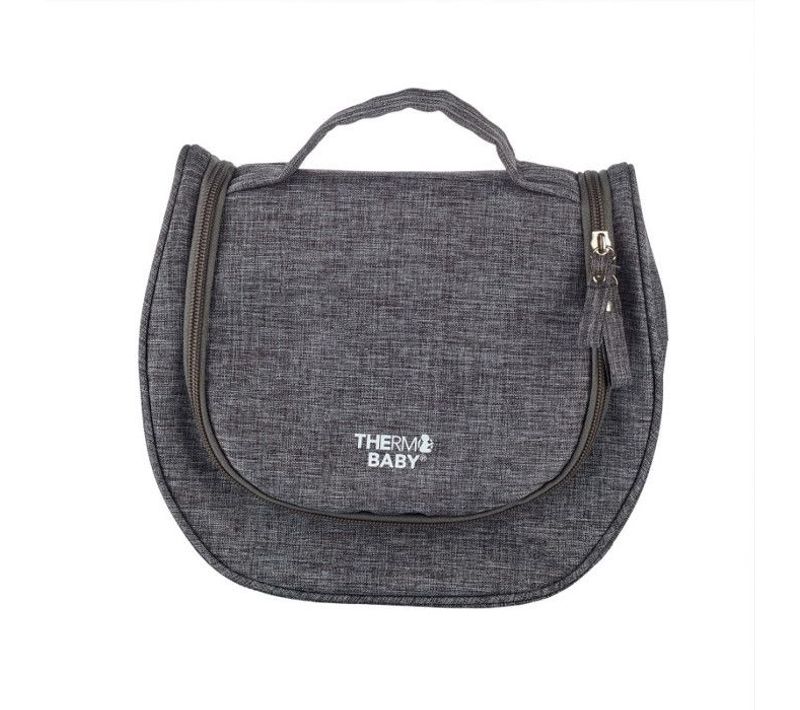 Trousse De Toilette - Sans Accessoires - Gris Chiné