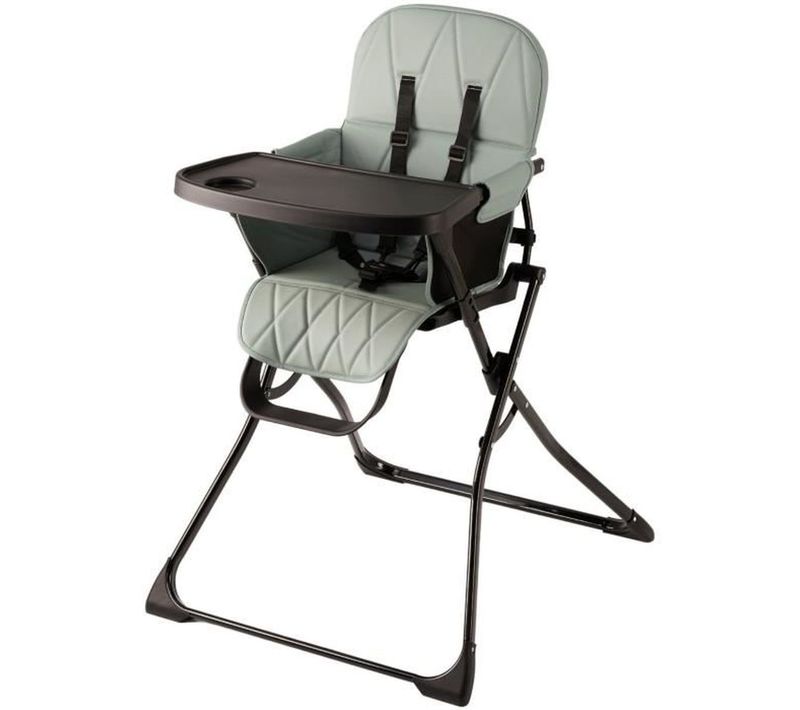 Chaise Haute Pliante Handy Compacte — Siège Matelassé Et Tablette Amovible