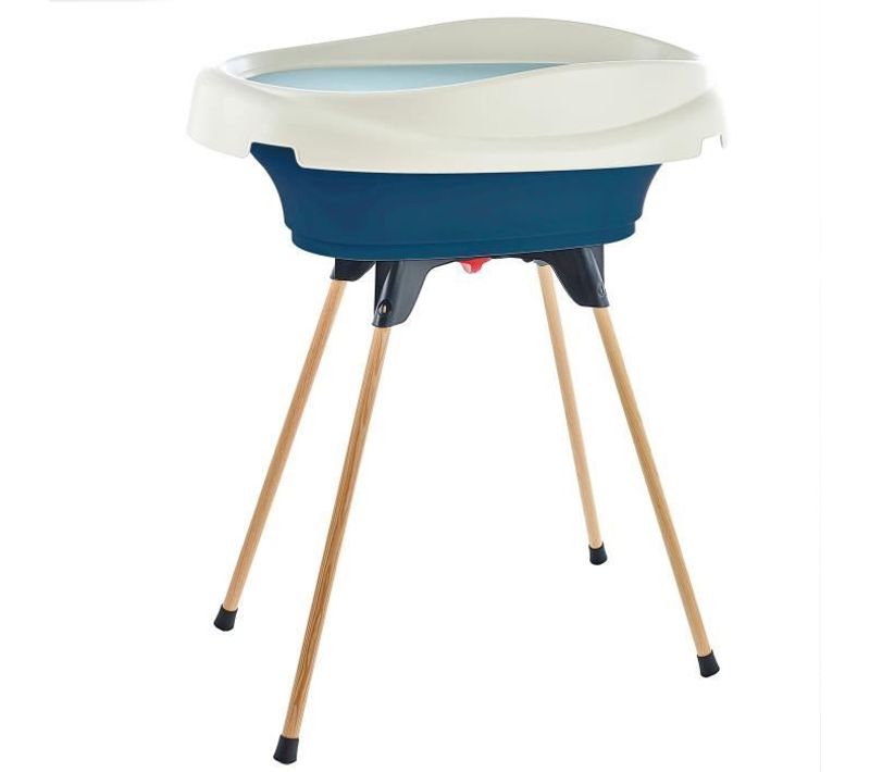 Pack Plan à Langer Et Baignoire - Vasco - Bleu Océan - 2 En 1