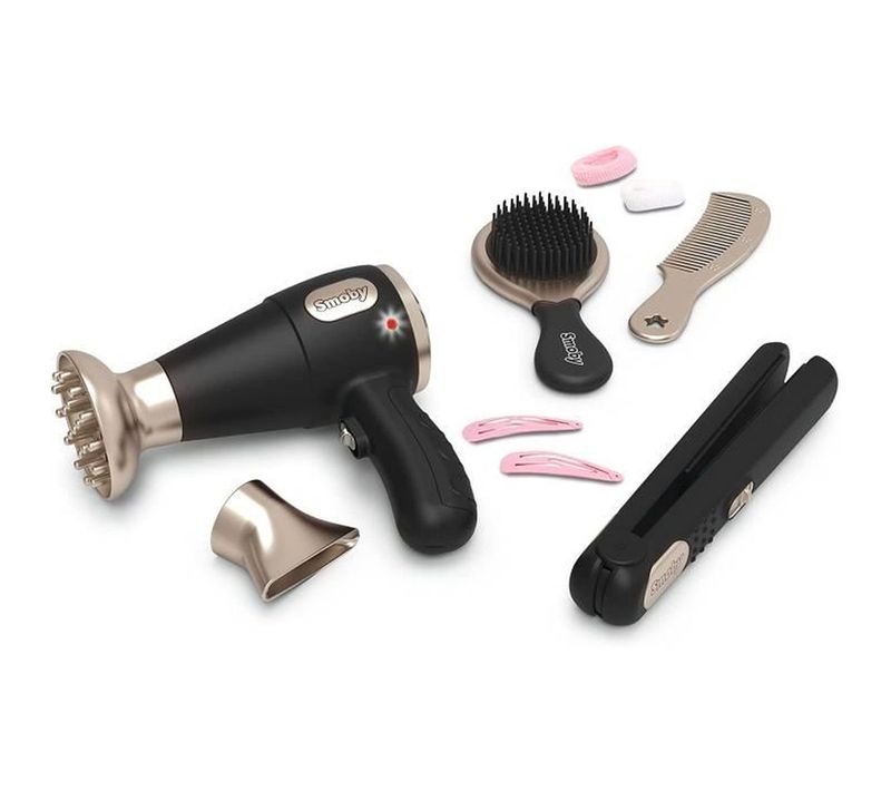 Set De Coiffure Enfant My Beauty - Sèche-cheveux Électronique, Lisseur Et Accessoires