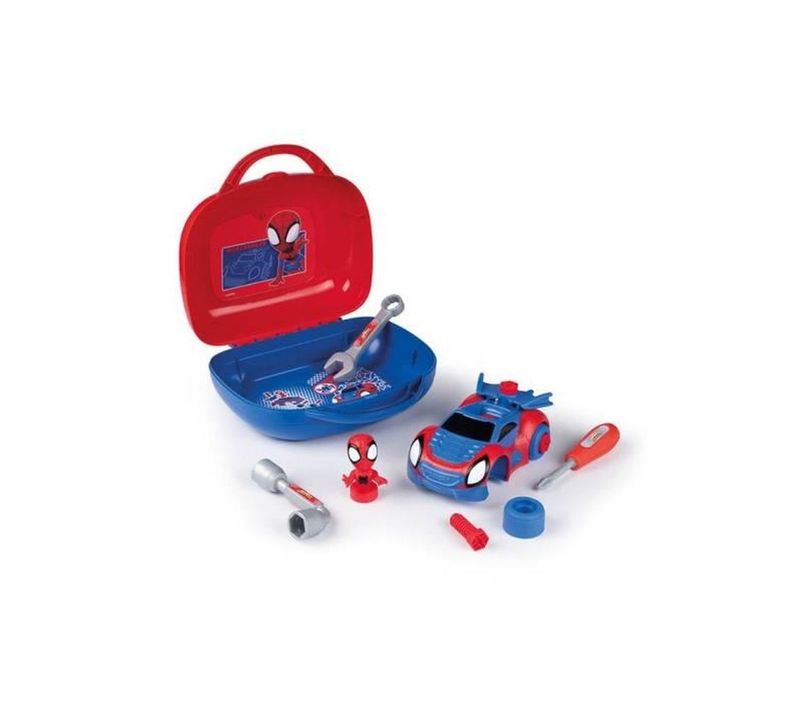 Mallette D'outils Spidey Pour Enfants - 13 Accessoires, Poignée De Transport
