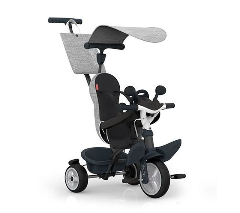 Tricycle Évolutif 3-en-1 Baby Driver – Gris, 10 Mois à 3 Ans