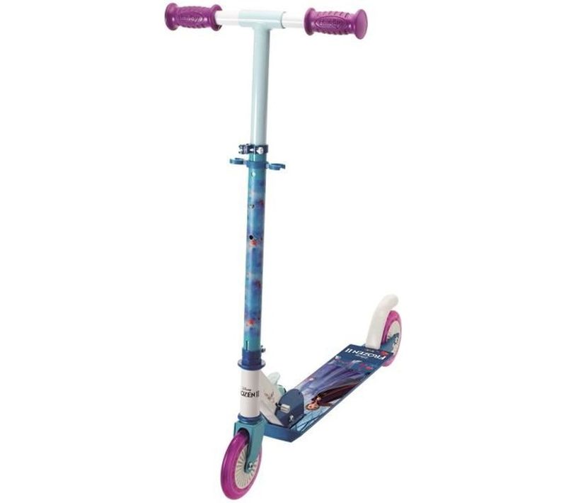 Patinette 2 Roues Pliable Smoby - La Reine Des Neiges - Trottinette Enfant - Roues Silencieuses