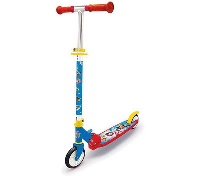 Trottinette Pliable Pat' Patrouille 2 Roues — Poignées Réglables 73/78/83 Cm