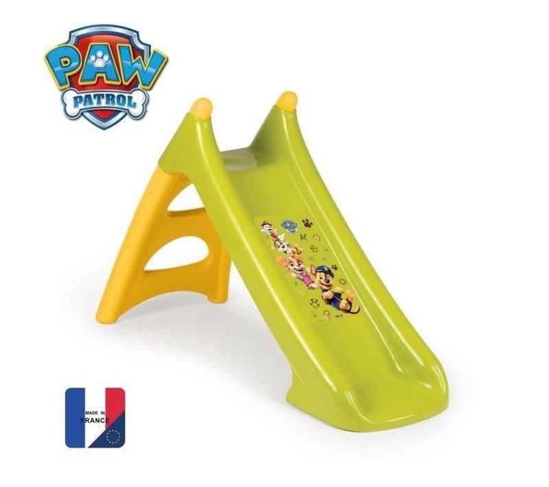 Smoby - Toboggan Xs Pat' Patrouille - Glisse 90cm - H 75cm - Fabriqué En France