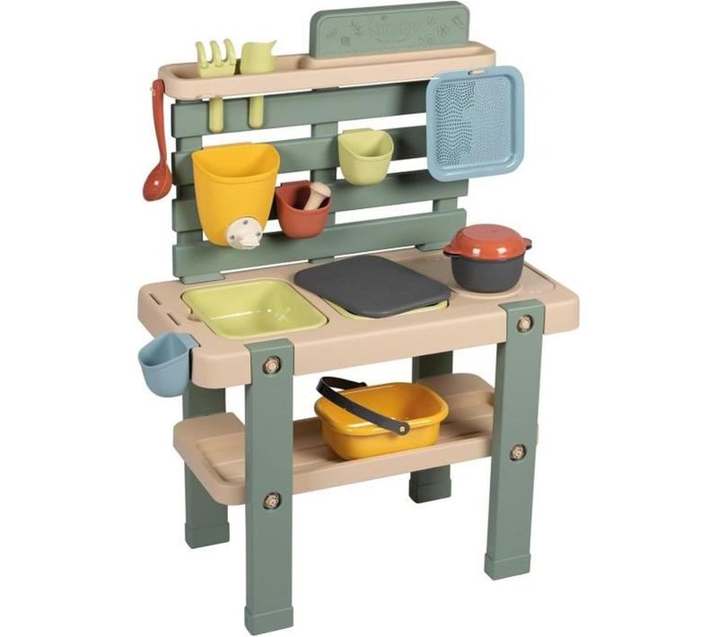 Cuisine D'extérieur Life Mud Kitchen - 11 Accessoires - à Partir De 3 Ans