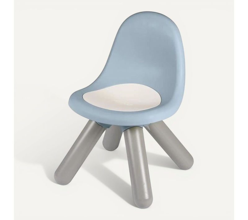 Chaise Enfant Life Kid Bleue - Matière Recyclée Anti‐uv, Assise 27 Cm