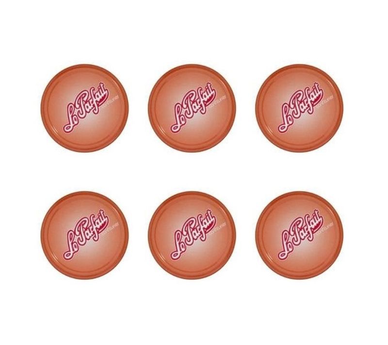Lot De 6 Couvercles Pour Pots à Confiture 8.2cm 610090