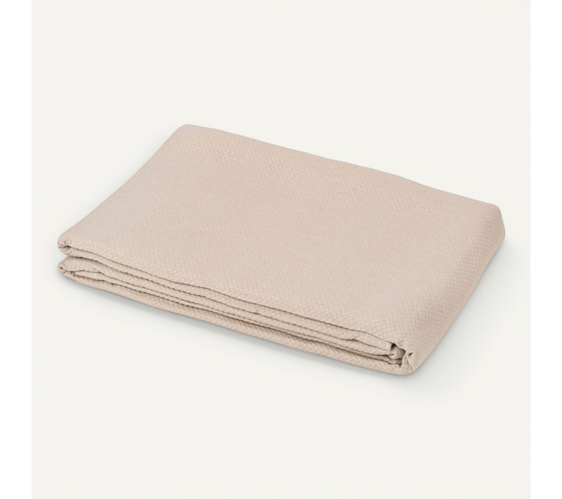 Dessus De Lit Jacquard Épais En Polycoton - 230x250 Cm - Lin