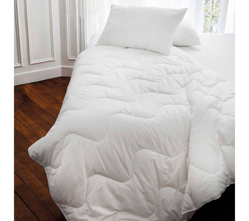 Couette Harmonie Anti-acariens - Temperee 240 X 260 Cm Blanc